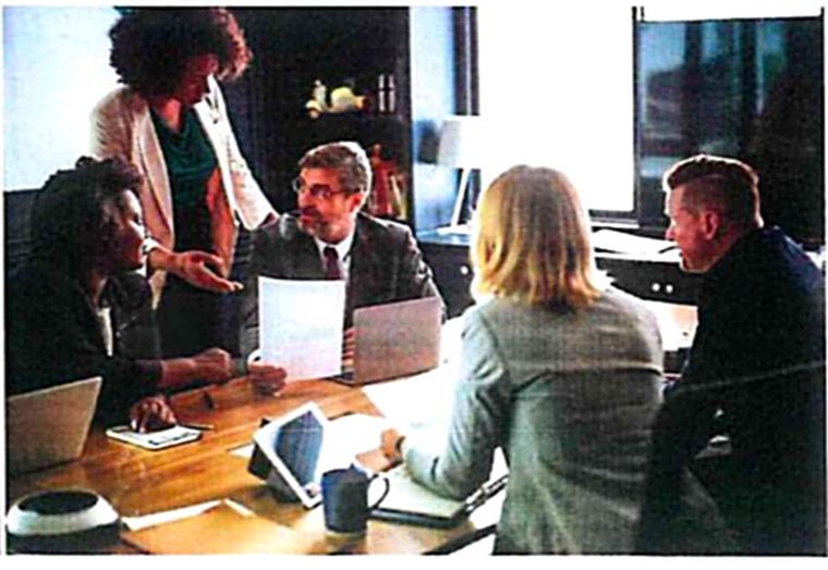 Officials in a meeting