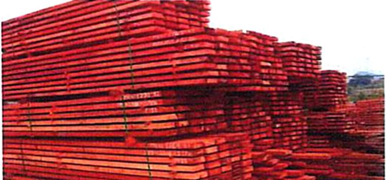 Treated timber